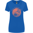 Old School DJ Gramaphone DJing Music Womens Wider Cut T-Shirt Royal Blue
