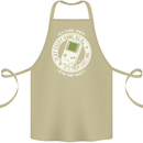 Old School Gamer Funny Gaming Cotton Apron 100% Organic Khaki