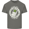 Old School Gamer Funny Gaming Kids T-Shirt Childrens Charcoal