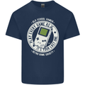 Old School Gamer Funny Gaming Kids T-Shirt Childrens Navy Blue