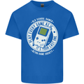 Old School Gamer Funny Gaming Kids T-Shirt Childrens Royal Blue