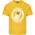 Old School Gamer Funny Gaming Kids T-Shirt Childrens Yellow