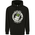 Old School Gamer Funny Gaming Mens 80% Cotton Hoodie Black