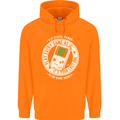 Old School Gamer Funny Gaming Mens 80% Cotton Hoodie Orange
