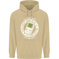 Old School Gamer Funny Gaming Mens 80% Cotton Hoodie Sand