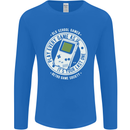 Old School Gamer Funny Gaming Mens Long Sleeve T-Shirt Royal Blue