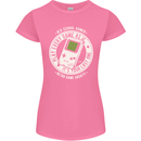 Old School Gamer Funny Gaming Womens Petite Cut T-Shirt Azalea