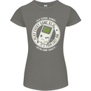 Old School Gamer Funny Gaming Womens Petite Cut T-Shirt Charcoal