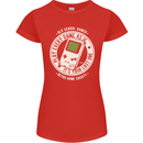 Old School Gamer Funny Gaming Womens Petite Cut T-Shirt Red