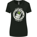 Old School Gamer Funny Gaming Womens Wider Cut T-Shirt Black