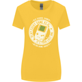 Old School Gamer Funny Gaming Womens Wider Cut T-Shirt Yellow