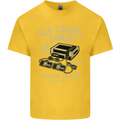Old School Gamer Gaming Funny Kids T-Shirt Childrens Yellow