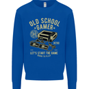 Old School Gamer Gaming Funny Mens Sweatshirt Jumper Royal Blue