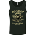 Old School Gamer Gaming Funny Mens Vest Tank Top Black