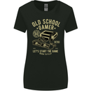 Old School Gamer Gaming Funny Womens Wider Cut T-Shirt Black