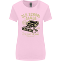 Old School Gamer Gaming Funny Womens Wider Cut T-Shirt Light Pink