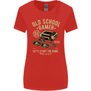 Old School Gamer Gaming Funny Womens Wider Cut T-Shirt Red