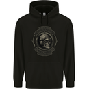Old School Motorcycle Motorbike Biker Mens Hoodie Black