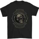 Old School Motorcycle Motorbike Biker Mens T-Shirt Cotton Gildan Black