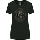 Old School Motorcycle Motorbike Biker Womens Wider Cut T-Shirt Black