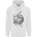 Old School Tape Cassette Music 80's 90's Childrens Kids Hoodie White