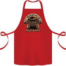 Old Truckers Never Die Lorry Driver Lorries Cotton Apron 100% Organic Red