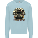 Old Truckers Never Die Lorry Driver Lorries Kids Sweatshirt Jumper Light Blue