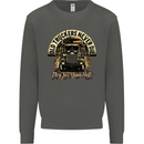 Old Truckers Never Die Lorry Driver Lorries Kids Sweatshirt Jumper Storm Grey