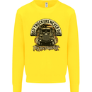 Old Truckers Never Die Lorry Driver Lorries Kids Sweatshirt Jumper Yellow