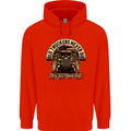 Old Truckers Never Die Lorry Driver Lorries Mens 80% Cotton Hoodie Bright Red