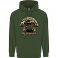 Old Truckers Never Die Lorry Driver Lorries Mens 80% Cotton Hoodie Forest Green