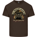 Old Truckers Never Die Lorry Driver Lorries Mens Cotton T-Shirt Tee Top Dark Chocolate
