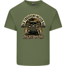 Old Truckers Never Die Lorry Driver Lorries Mens Cotton T-Shirt Tee Top Military Green
