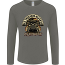 Old Truckers Never Die Lorry Driver Lorries Mens Long Sleeve T-Shirt Charcoal