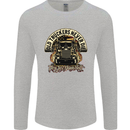 Old Truckers Never Die Lorry Driver Lorries Mens Long Sleeve T-Shirt Sports Grey