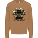 Old Truckers Never Die Lorry Driver Lorries Mens Sweatshirt Jumper Caramel Latte