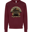 Old Truckers Never Die Lorry Driver Lorries Mens Sweatshirt Jumper Maroon