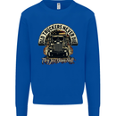 Old Truckers Never Die Lorry Driver Lorries Mens Sweatshirt Jumper Royal Blue