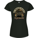 Old Truckers Never Die Lorry Driver Lorries Womens Petite Cut T-Shirt Black
