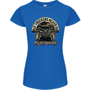 Old Truckers Never Die Lorry Driver Lorries Womens Petite Cut T-Shirt Royal Blue
