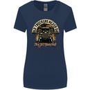 Old Truckers Never Die Lorry Driver Lorries Womens Wider Cut T-Shirt Navy Blue