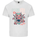 Oni Yokai Japanese Red Demon Kids T-Shirt Childrens White