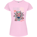 Oni Yokai Japanese Red Demon Womens Petite Cut T-Shirt Light Pink