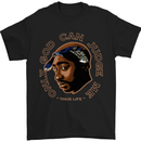 Only God Can Judge Me Rapper Hip Hop Mens T-Shirt Cotton Gildan Black