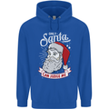 Only Santa Can Judge Me Funny Christmas Childrens Kids Hoodie Royal Blue
