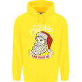 Only Santa Can Judge Me Funny Christmas Childrens Kids Hoodie Yellow