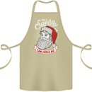 Only Santa Can Judge Me Funny Christmas Cotton Apron 100% Organic Khaki