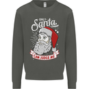 Only Santa Can Judge Me Funny Christmas Kids Sweatshirt Jumper Storm Grey