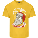 Only Santa Can Judge Me Funny Christmas Kids T-Shirt Childrens Yellow