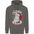Only Santa Can Judge Me Funny Christmas Mens 80% Cotton Hoodie Charcoal